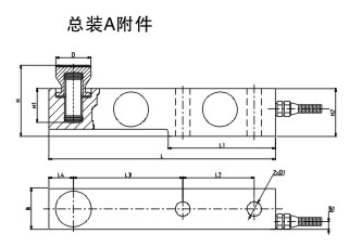 柯力SB稱重傳感器總裝A附件
