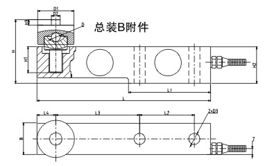 柯力SB稱重傳感器總裝B附件