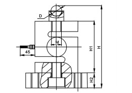 DE/DEC稱重傳感器總裝A附件示意圖