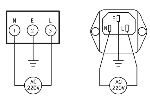 電源接口的連接