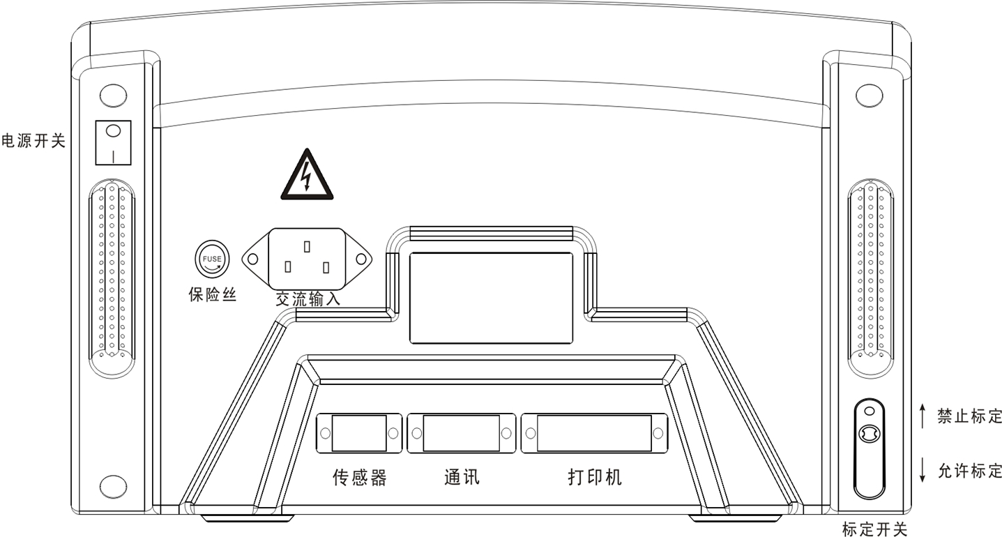 柯力D2002K1數(shù)字式稱重儀表示意圖